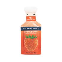 Gel Energy Gel Transcend Foods com sabor de morango, 32 ml x 24 pacotes