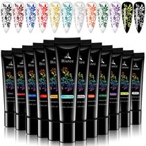 Gel Esmalte SEISSO Stamp - 12 Cores de 8ml para Arte de Unhas