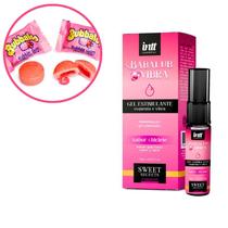 Gel Estimulante Beijável Babalub Vibra Hot Chiclete Intt