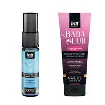Gel Excitante Babalub Vibra Ice e Lubrificante Sabor Chiclete - 17ml + 50ml Gel Excitante Babalub Vibra Ice e Lubrificante Sabor Chiclete - 17ml + 50ml
