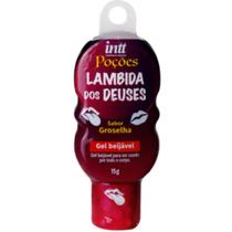 Gel Excitante LAMBIDA DOS DEUSES Intensifica climax Groselha