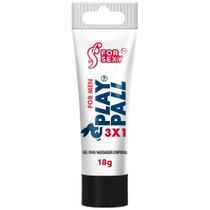 Gel Excitante Masculino Play Pall 18G - For Sexy - Sensual Sexshop