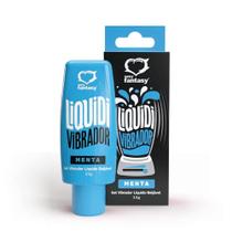 Gel Excitante Vibrador Líquido Liquidi Menta 15ml - Sabor Refrescante