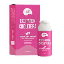 Gel Excitation Chiclete Sensação Pulsante Vibra Aquece Intt