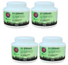 GEL EXTRA FORTE 21 ERVAS Dr. MEDICO 240gr NATUFLORES Kit 4und