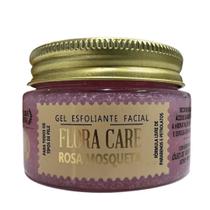 Gel facial esfoliante de rosa mosqueta- 120ml - flora pura