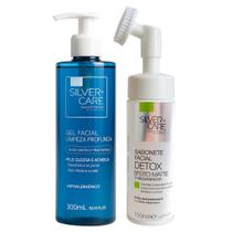 Gel Facial Limpeza Nutrientes + Sabonete Detox Massageador Gel Facial Limpeza Nutrientes + Sabonete Detox Massageador