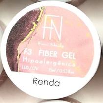 Gel Fiber F3 Fan Nails Hipoalergênica 15ml Led Uv Para Unhas