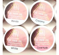 Gel Fiber F3 Fan Nails Hipoalergênica 15ml Led Uv Para Unhas Gel Fiber F3 Fan Nails Hipoalergênica 15ml Led Uv Para Unhas