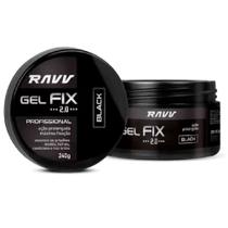 Gel Fix 2.0 Ravv Profissional Ação Prolongada Black 240g