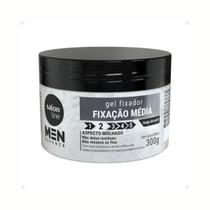 Gel Fixação Média Aspecto Molhado Cabelo Men Salon Line 300g