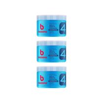 Gel Fixador Bozzano 300g Azul - Kit C/ 3un