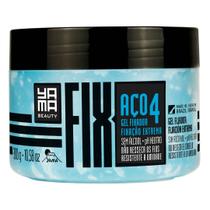 Gel Fixador Capilar Profissional Efeito Aço Alta Fixação Antirressecamento E Resistente Yama 300g