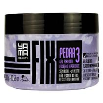 Gel Fixador Capilar Profissional Efeito Pedra Alta Fixação Antirressecamento E Resistente Yama 300g