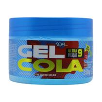 Gel Fixador Cola Azul Ultra Fixação Modelador Soft Fix 250g