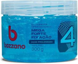 Gel Fixador Condicionante Ação Prolongada Mega Forte Fixação 4 Bozzano - 300g