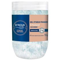 Gel Fixador Dagua Natural Hair com Provitamina B5 D-Pantenol Sem Álcool Uso Diário Testado Dermatologicamente 750g
