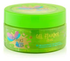 Gel fixador de cabelo delikad beauty slime infaltil 200g verde neon (não colore)