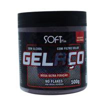 Gel Fixador Gel Aço Mega Ultra Fixação Soft Fix 500g Gel Fixador Gel Aço Mega Ultra Fixação Soft Fix 500g