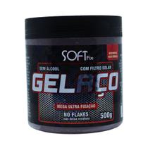 Gel Fixador Gel Aço Mega Ultra Fixação Soft Fix 500g