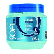 Gel Fixador Profissional Azul Forte Fixação Soft Fix 230g