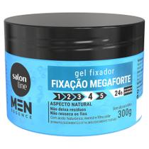 Gel Fixador Salon Line Essence Mega Forte Men 300g Gel Fixador Salon Line Essence Mega Forte Men 300g