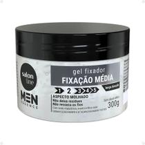 Gel Fixador Salon Line Men Essence Fixação Média Aspecto Molhado 300g