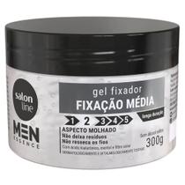 Gel Fixador Salon Line Men Essence Fixação Média Incolor 300g