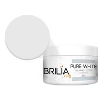 Gel hard pure white control 25g brilia nails