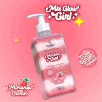 Gel Hidratante Beijável Mix Glow Girl Bio Instinto - Morango Gel Hidratante Beijável Mix Glow Girl Bio Instinto - Morango