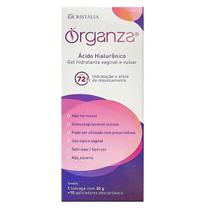 Gel Hidratante Íntimo Organza Vaginal E Vulvar Com 30g + 10 Aplicadores