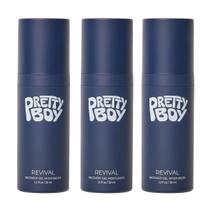 Gel hidratante Prettyboy Face Revival para homens 3x60ml