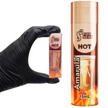 Gel Hot Comestível de Amarula Saboroso 15Ml ForSexy