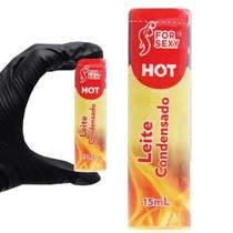 Gel Hot Comestível de Leite Condensado Saboroso 15Ml ForSexy