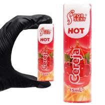 Gel Hot Comestível Sabor Cerejá Saboroso 15ml - For Sexy