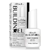 Gel IBD Building Gel Soft White 15ml para Extensão de Unhas