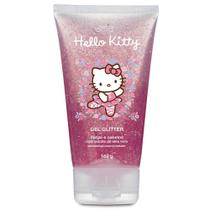 Gel Infantil para Cabelo e Corpo com Glitter Hello Kitty - 180g