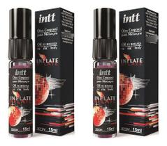 Gel Inflate Cosmético Funcional Gel Unissex 15ml Intt 2 Unid