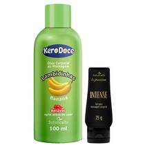 Gel Intense + Óleo Corporal de Massagem Sexy Quente Kero Doce Lambidinhas Gel Intense + Óleo Corporal de Massagem Sexy Quente Kero Doce Lambidinhas