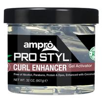 Gel intensificador de cachos AmPro Pro Styl Óleo de coco 907g Gel intensificador de cachos AmPro Pro Styl Óleo de coco 907g