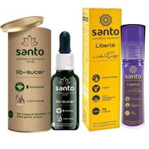 Gel intimo corporal Liberte e LIB-SUCER lubrifica aquece kit