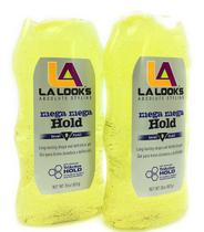 Gel L.A. Looks Mega Mega 9 591ml (pacote com 2) amarelo