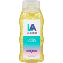 Gel LA Looks Mega Mega 9 Mega Shaper 591 mL (Paquete de 6) Amarillo