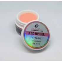 Gel Led Uv 15g Esculpidor Autonivelante Unhas Naturais Acrigel Tips Porcelana Fibra Nude - Bsa