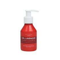 Gel limpador de couros e calçados