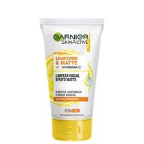 Gel Limpeza Facial Garnier Uniform&Matte 120G Gel Limpeza Facial Garnier Uniform&Matte 120G