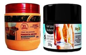 Gel Lipo Redutor + Creme Pimenta Negra Rhenuks