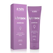 Gel Lubrificante Beijável Lubrisex Algodão Doce - 60g - A Sós