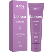 Gel Lubrificante Beijável Lubrisex Algodão Doce Deslizante Gel Lubrificante Beijável Lubrisex Algodão Doce Deslizante