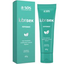 Gel Lubrificante Beijável Lubrisex Peppermint Conforto 60g